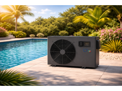 Teplov� čerpadlo u baz�nu