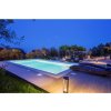 925 7 holiday home with swimming pool at night