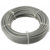 Ocelové lano pozinkované v PVC 1,5 x 3,0 mm, EN12385-4, cívka 230 m,kruh 10m/20m