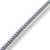 Ocelové lano pozinkované v PVC 4,0 x 5,0 mm (Povrchová úprava Zinek, Materiál Ocel)