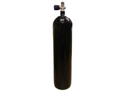 Láhev tlaková 12l/230 bar/171mm/černá - s monoventilem
