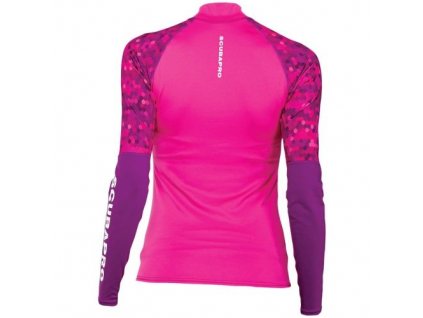 Scubapro UPF 50 T-Flex Long Sleeve Rash Guard Women Flamingo
