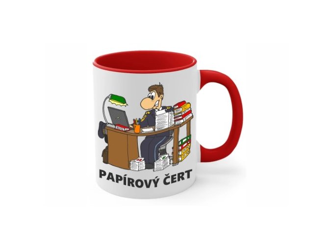 Hrneček papírový čert
