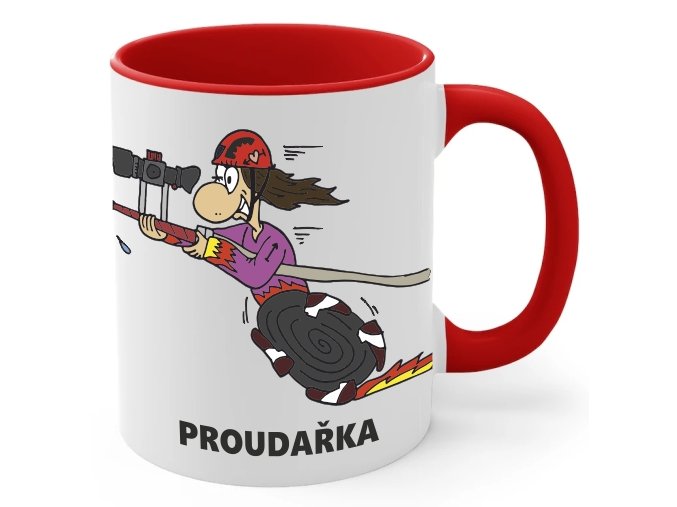 Hrníček proudař žena
