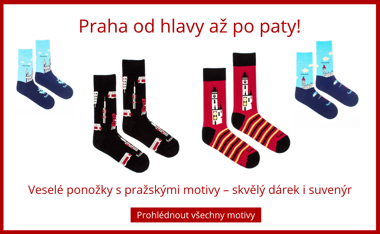 Ponožky Praha – stylové a pohodlné suvenýry z Prahy