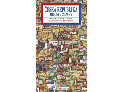 anoramatická mapa Hrady a zámky Česká republika