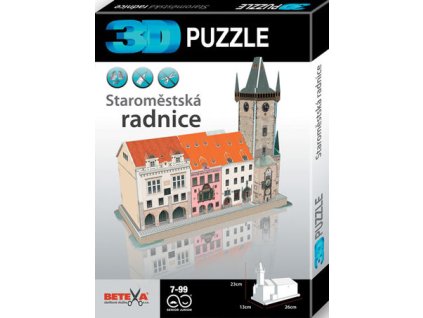 O Praze pro děti: 3D Puzzle Staroměstská radnice