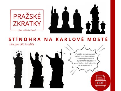 Karlův most s dětmi: Stínohra na Karlově mostě