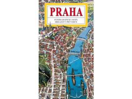 Panoramatická mapa Praha - česky