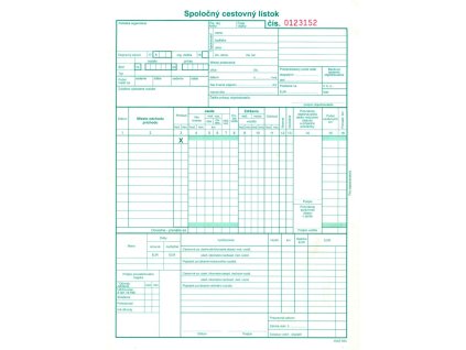 spolocny cestovny listok a4