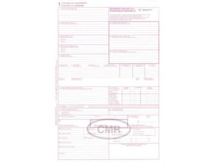 cmr nakladny list 7 listovy