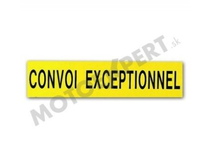 samolepka convoi exceptionnel tr 2 920x150mm