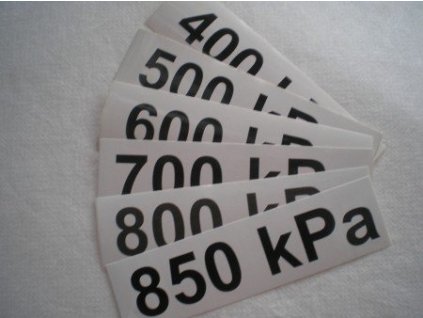 samolepka tlaku naprav 250 950 kpa