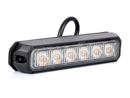 svetlo stroboskopicke 6x led 12 24v oranzove r65 r10