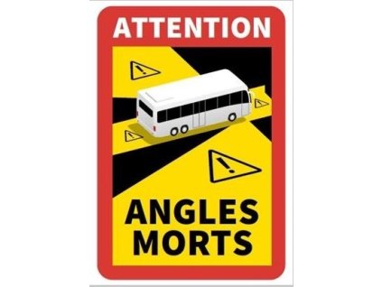 samolepka mrtvy uhol bus francuzsko