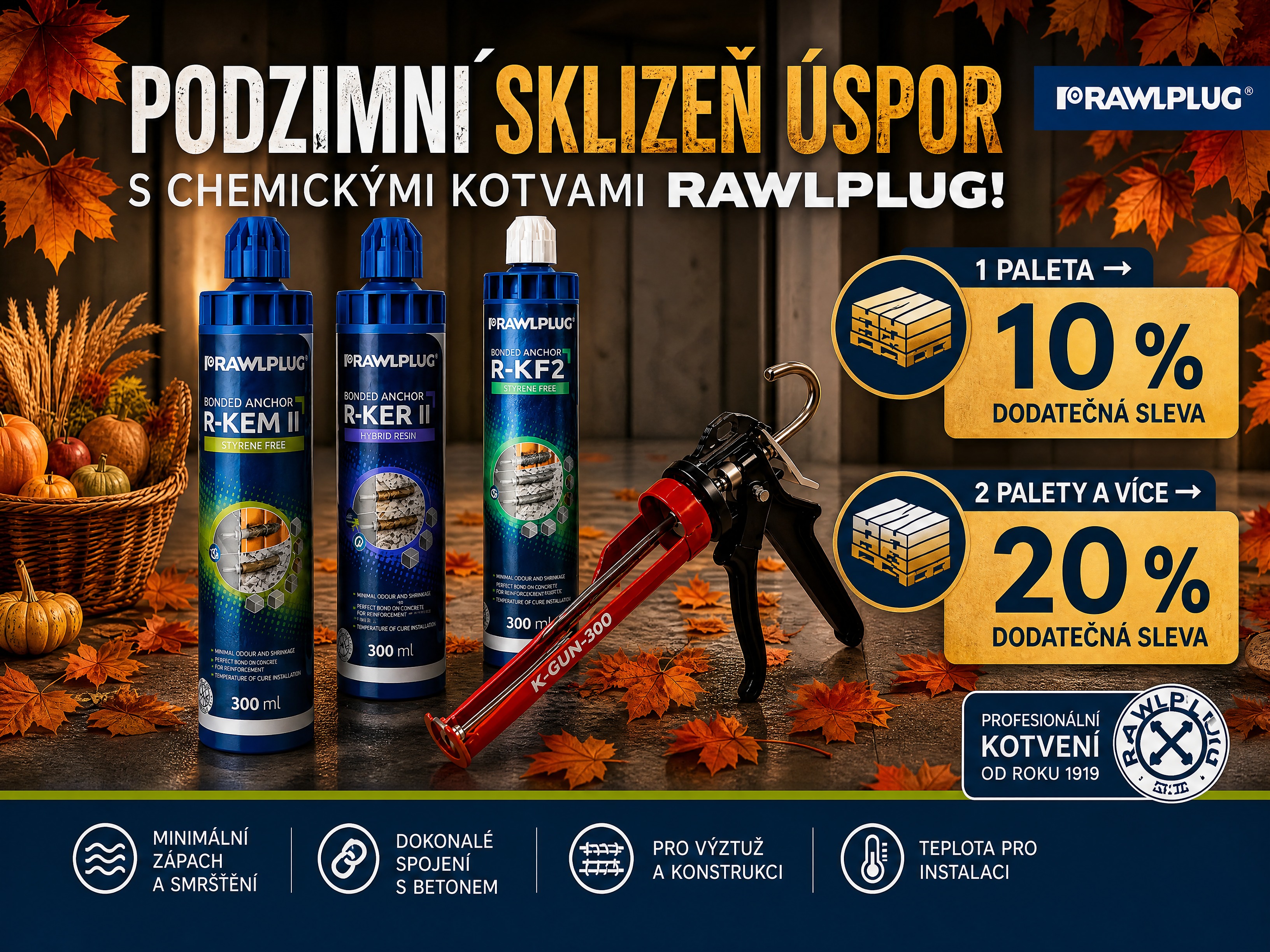 Chemické kotvy Rawlplug