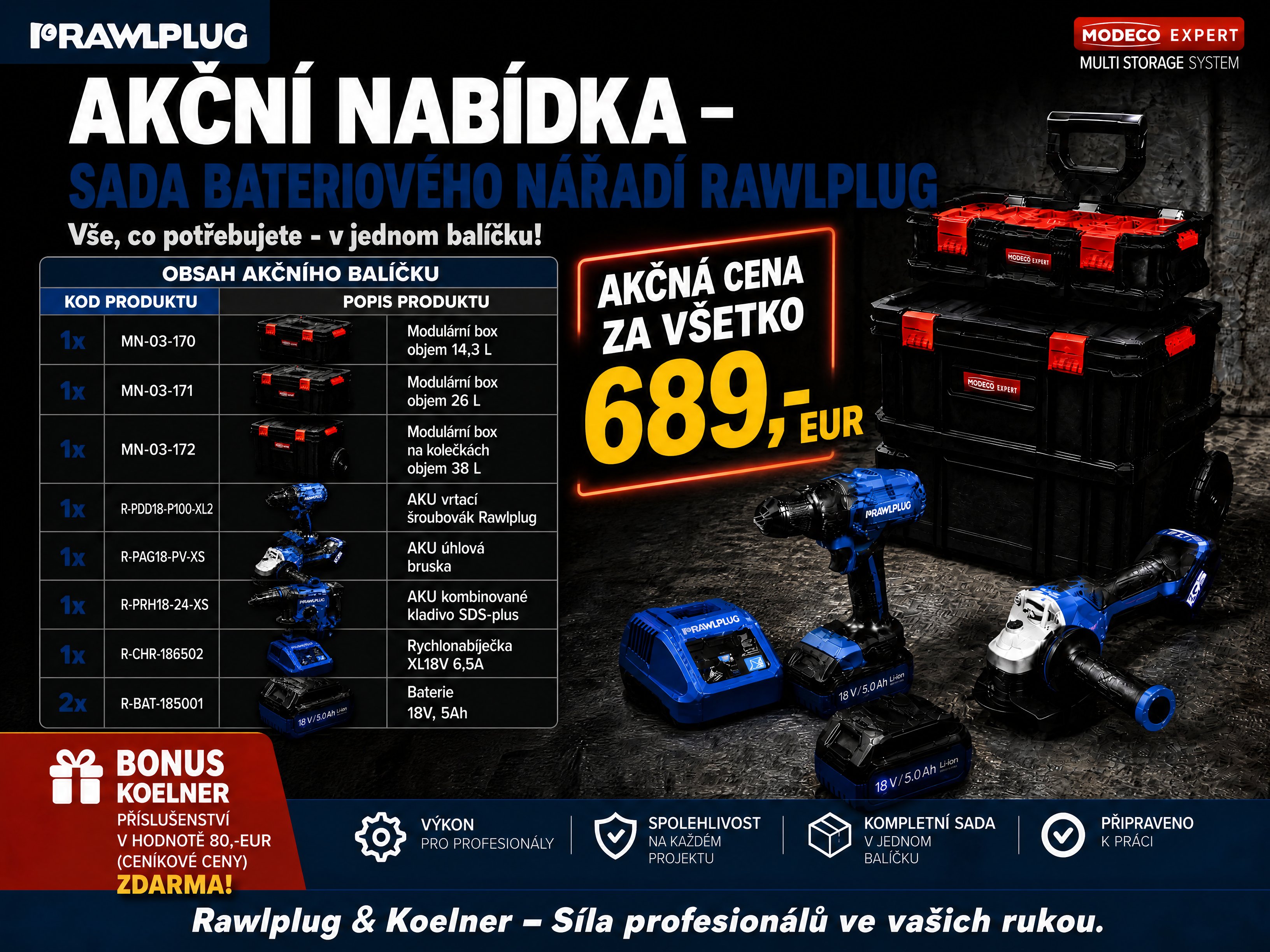 Akční balíček nářadí