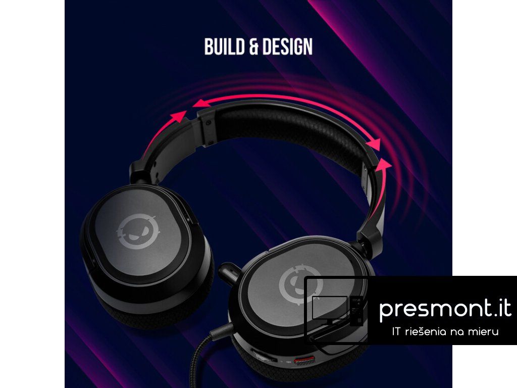 Kaya 360 Cuffie Gaming 7.1 Surround Virtuale: Microfono E USB, Comfort Totale