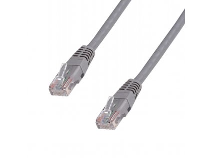 DATACOM Patchkabel 3m , UTP , Cat5e , RJ45, šedý