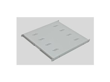 19' polica A4 perforovaná 1U/550mm,max.80kg čierna