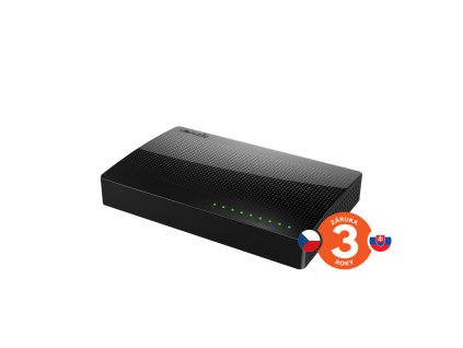 Tenda SG108 - 8x Gigabit Desktop Ethernet Switch, rychlosti 10/100/1000 Mb/s, Auto MDI/MDIX, 16Gb/s