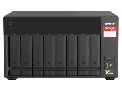 QNAP TS-873A-8G (Ryzen 2,2GHz / 8GB RAM / 8x SATA / 2x M.2 NVMe slot / 2x 2,5GbE / 2x PCIe / 4x USB)