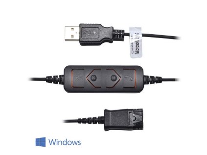 JPL BL-05MS+P kabel pro náhlavky s QD konektorem do USB