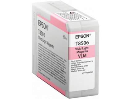 Epson Singlepack Photo Light Magenta T850600 UltraChrome HD ink 80ml