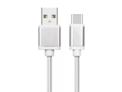 TB Touch USB - USB-C kabel, 2m, stříbrný