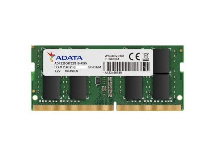 Adata/SO-DIMM DDR4/4GB/2666MHz/CL19/1x4GB