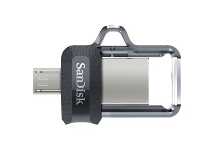 SanDisk Ultra Dual Drive/64GB/150MBps/USB 3.0/Micro USB + USB-A/Černá