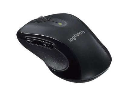 Logitech M510/Ergonomická/Optická/Pro praváky/Bezdrátová USB/Černá