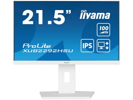 iiyama ProLite/XUB2292HSU-W6/21,5''/IPS/FHD/100Hz/0,4ms/White/3R