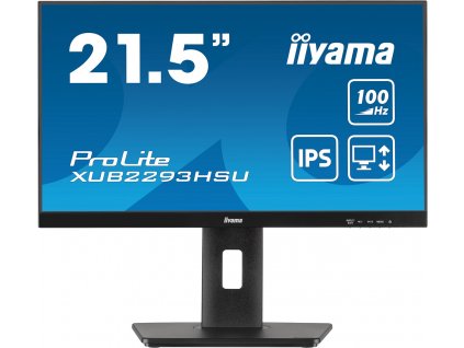 iiyama ProLite/XUB2293HSU-B6/21,5''/IPS/FHD/100Hz/1ms/Black/3R