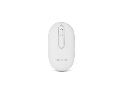 Dicota BT/2.4G DESKTOP/Kancelářská/Optická/1 600 DPI/Bezdrátová USB + Bluetooth/Bílá