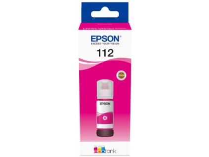 Epson 112 EcoTank Pigment Magenta ink bottle