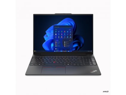Lenovo ThinkPad E/E16 Gen 2/R5-7535HS/16''/WUXGA/16GB/512GB SSD/AMD int/W11P/Black/3R
