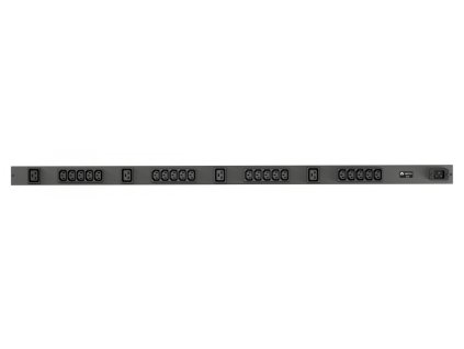 Vertív Geist PDU 16A, 20xC13 + 4xC19, vidlica C20, 0U
