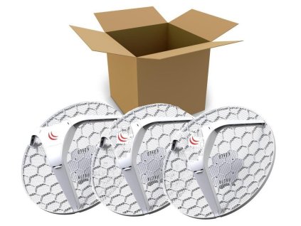 MikroTik RBLHG-5nD-3 Outdoor 802.11an 24,5 dBi jednotka LHG 5 (3-pack)
