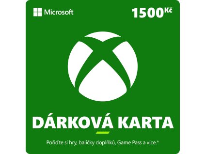 Xbox Gift Card CS Digital Code RGB 1500CZK