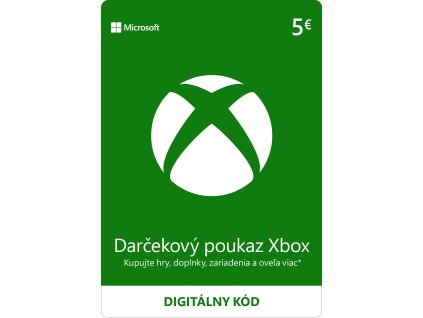ESD XBOX - Dárková karta Xbox 5 EUR