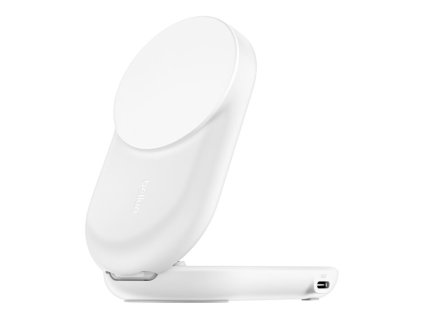 BELKIN ULTRACHARGE 25W Qi2 2v1 mag biela + USB-C kábel