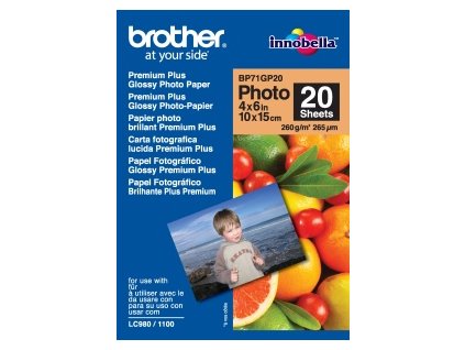BP71GP20, 20 listov, 10x15cm Premium Glossy, 260g