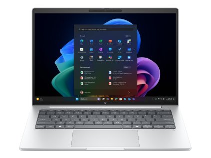 Machu Lapaz CS 14N Elitebook GlacierSilver Catalog Win11 WhiteBG FrontOpen 3229201