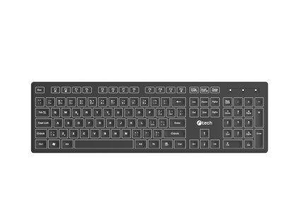 klavesnice c tech kb 201 bl nizkoprofilova podsvic s