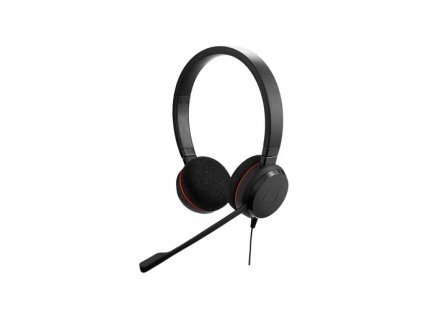 Jabra Evolve 20/Stereo/USB/Drát/MS/Černá