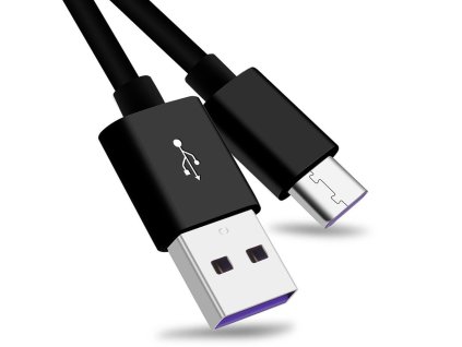 PremiumCord Kábel USB 3.1 C/M - USB 2.0 A/M, Super fast charging 5A, čierny, 1m