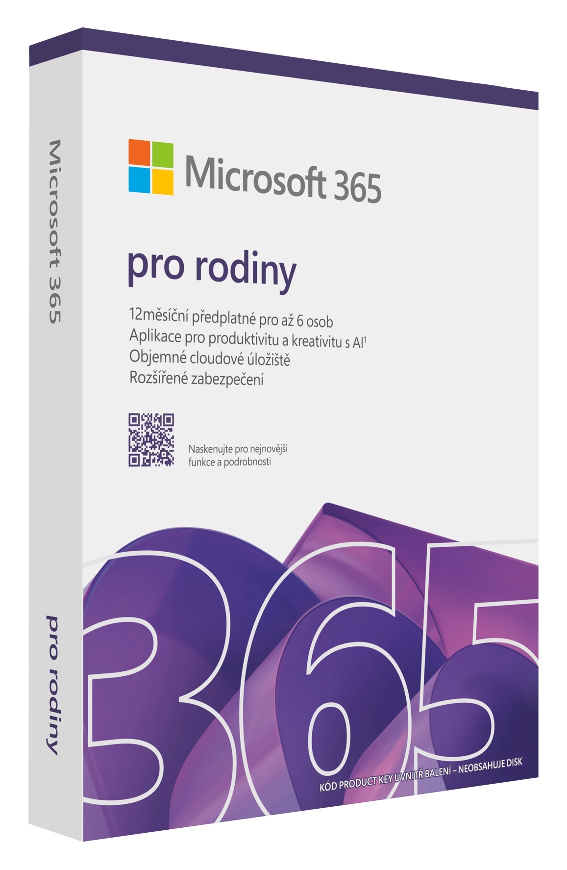 Microsoft 365 Family P10 Mac/Win, 1 Rok, CZ