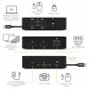PORT CONNECT USB-C Dokovacia stanica 10v1, 2x4K Display Port, 5x USB-A, USB-C 85W PD, Ethernet, SD