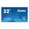 32'' iiyama TF3239MSC-W1AG: AMVA, FullHD, capacitive, 12P, 500cd/m2, VGA, HDMI, DP, 24/7, IP54, černý